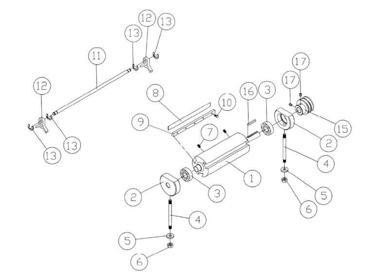JWJ-8CS Cutterhead Assembly