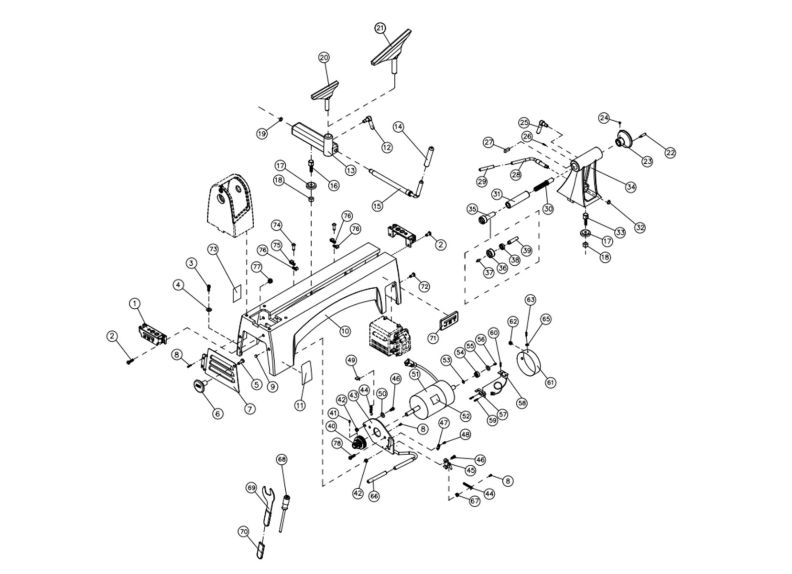 JWL-1221VS Bed Assembly