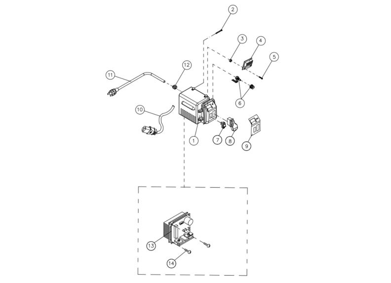 JWL-1221VS Controller Assembly | JET Tools