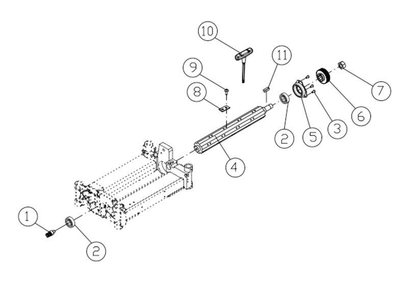 JWP-13BT Cutterhead Assembly