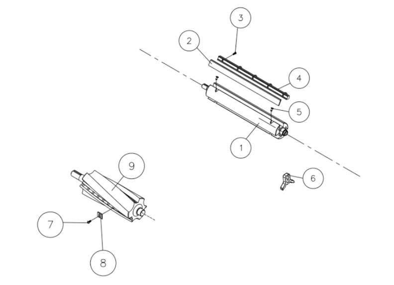 JWP-15B Cutterhead Assembly