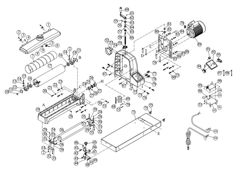 JWDS-2244 Head Assembly
