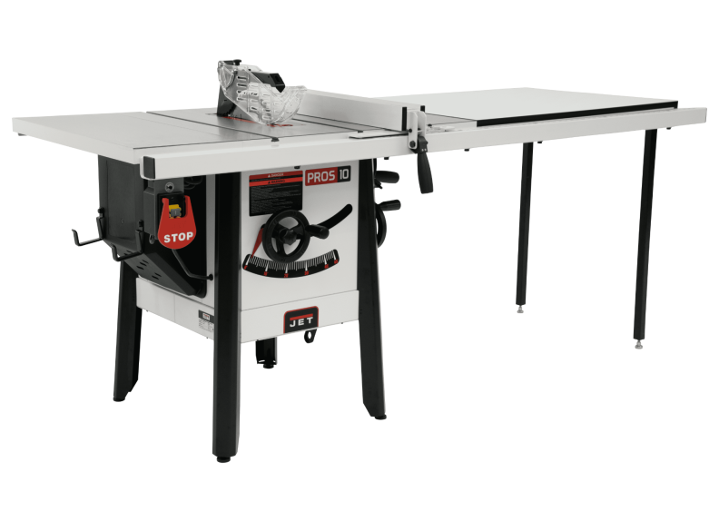 The JPS-10 1.75 HP 115V 52" Proshop Tablesaw with Cast wings