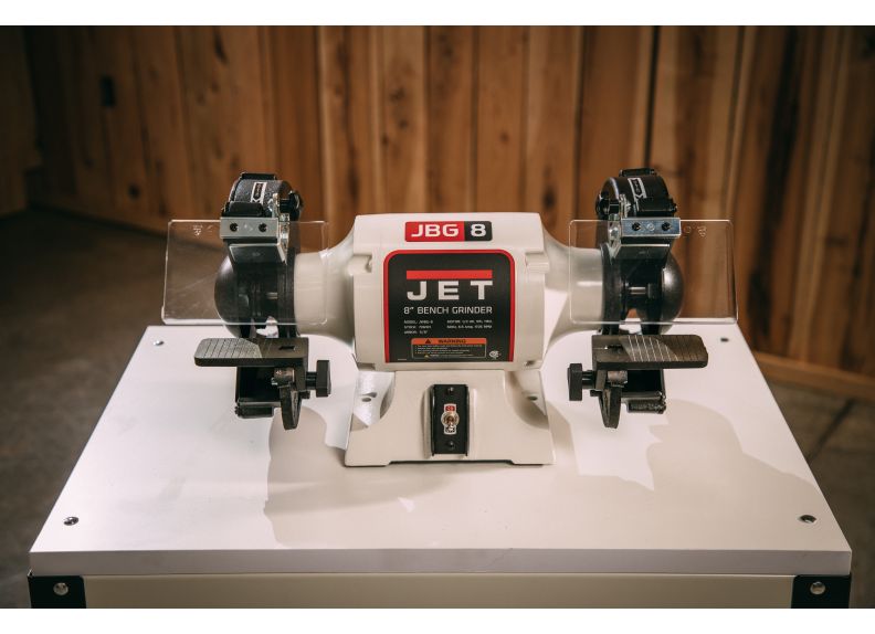 JWBG-8NW 8in Woodworking Bench Grinder w/o Wheels | JET Tools