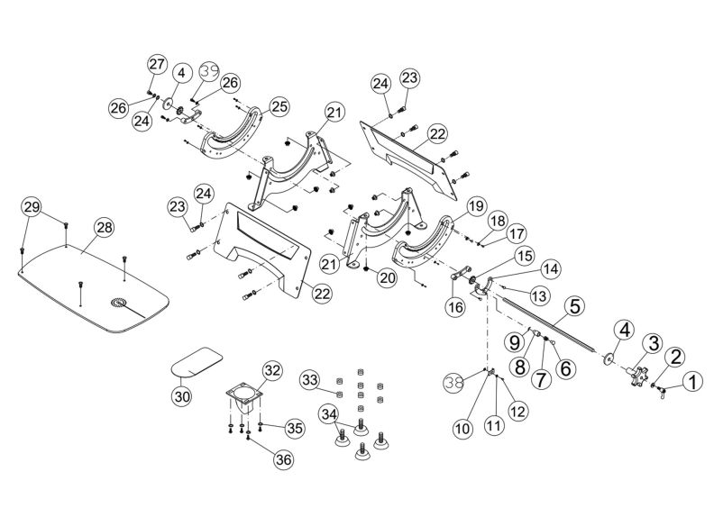 JWSS-18 Table and Cabinet Assembly