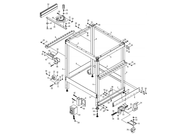 JRL-912 Stand Assembly 