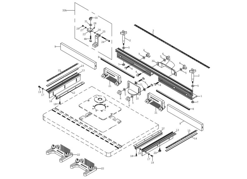 JRL-912 Fence Assembly