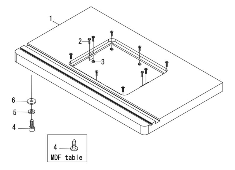 JRL-912 Table Assembly
