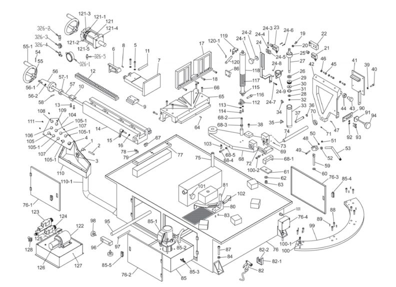 EHB-1018VMH Stand and Bed Assembly