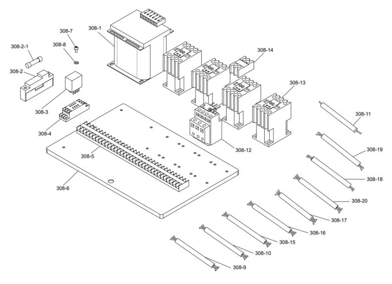 EHB-1018VMH Electrical Box Assembly
