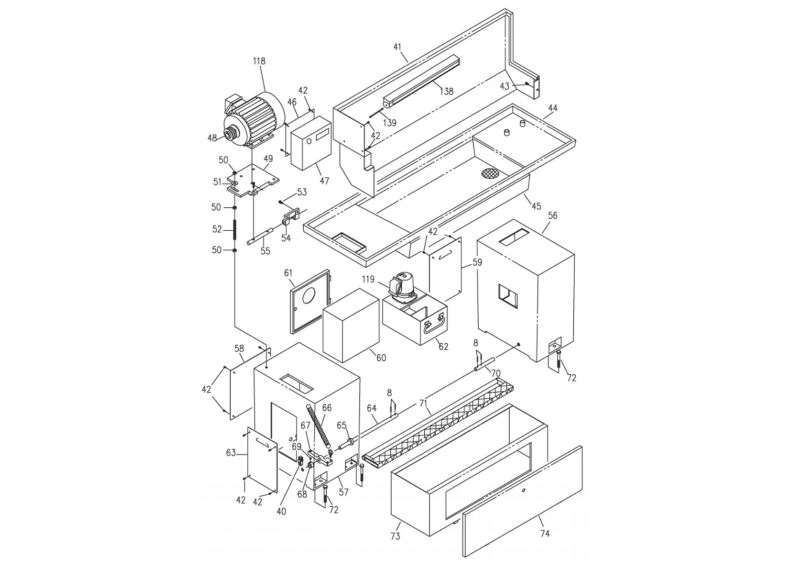E-1236VS Cabinet and Panel Assembly 