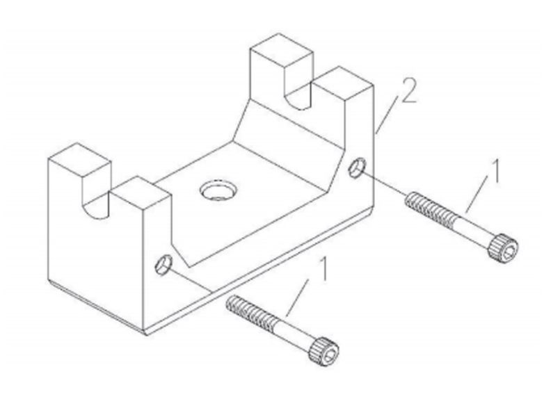 E-1236VS Chuck Key Bracket Assembly