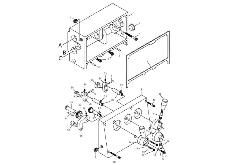 E-1340VS Gearbox Assembly