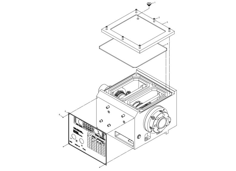 EGH-1740 Headstock Assembly