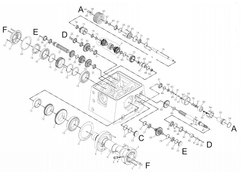 EGH-2180 Headstock Assembly II