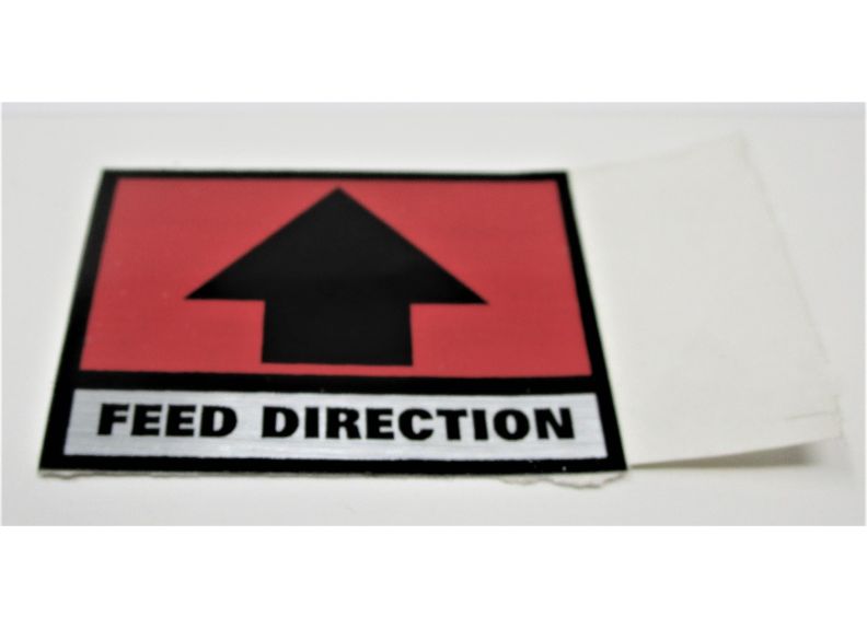 Infeed Pointer Label | JJP8BT-10