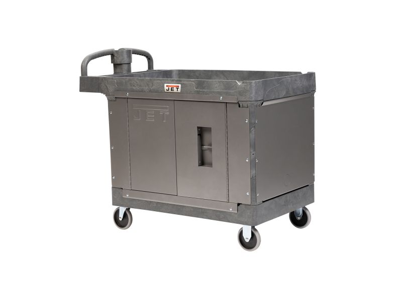 LOAD-N-LOCK Security Cart System with PUC-4325 Resin Utility Cart