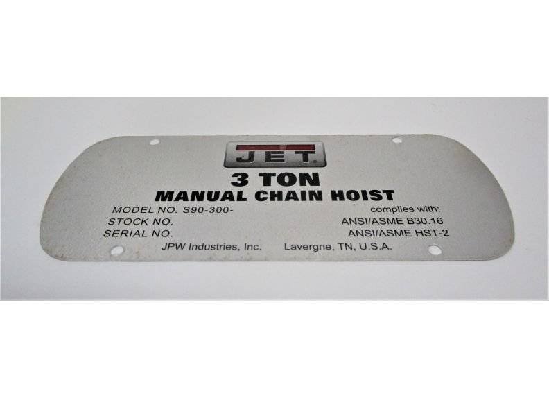 Name Plate, S90-300 | LM000037