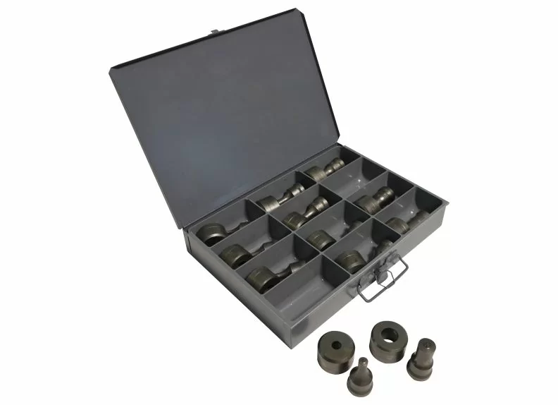 12 Round Metric Punch & Die Sets with Storage Case | Edwards ...