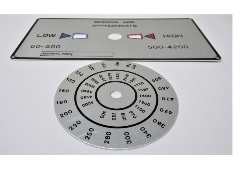 Variable Speed Dial Plate Jtm-4Vs | VS-016-1