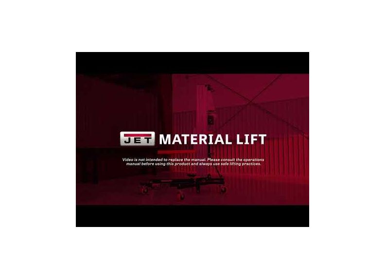 JET 24-ft Material Lift | High-Reach Performance Built for Pros