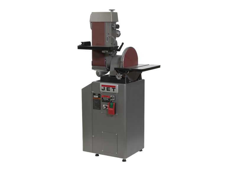 J-64812VS, 6" x 48" Variable-Speed Belt and 12" Disc Finishing/Grinding Machine