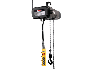 1/2-Ton Two Speed Electric Chain Hoist 3-Phase 10' Lift | TS050-460-010 | Electric 2 Speed Trolley 3PH and 4 Button Wired Pendant 6ft | MT050-4
