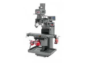 JTM-1050EVS2/230 Mill With 3-Axis Acu-Rite 303 DRO (Knee) With X, Y and Z-Axis Powerfeeds and Air Powered Draw Bar