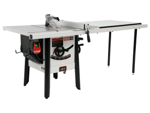 The JPS-10 1.75 HP 115V 52" Proshop Tablesaw with Cast wings