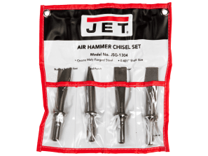 JET — 4-Piece Replacement Chisel Set for JSG and JNS Riveting Air Hammers