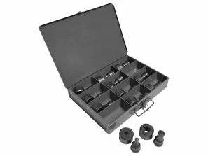 12 Piece Round Punch & Die Set with Storage Case
