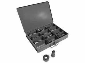 12 Piece Oblong Punch & Die Set with Storage Case
