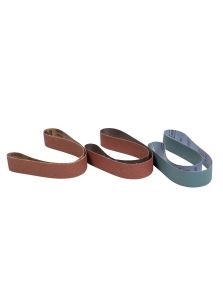 Sanding Belts, 2" x 48", 36/50G Aluminum Oxide & 180G Zirconium (3-Pack)