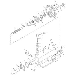 GH-1880ZX Tailstock Assembly I | JET Tools