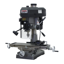 JMD-18 Mill/Drill w/Newall DP500 DRO & X-Axis Table PF | JET Tools