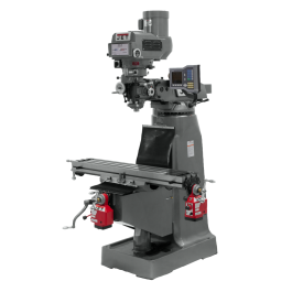 JTM-4VS Mill w/ ACURITE 203 DRO w/X & Z-Axis PFs | JET Tools