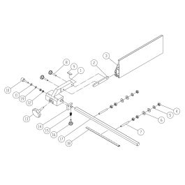 JWBS-20-5 Rip Fence Assembly | JET Tools