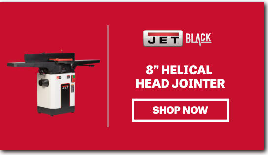 JET BLACK 8" Helical Head Jointer