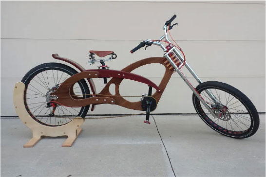 Custom Wooden Bicycle